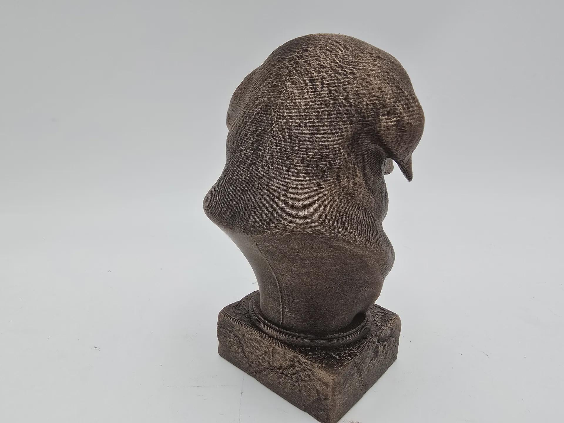 Bust of a golden retriever dog statue - home decor dog lover handpainted ornament