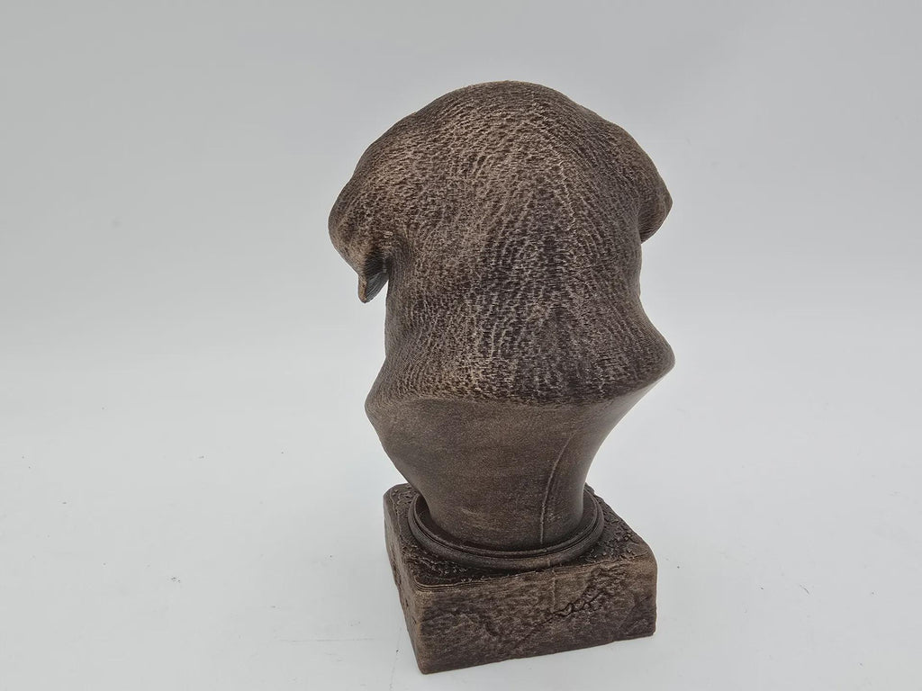 Bust of a golden retriever dog statue - home decor dog lover handpainted ornament