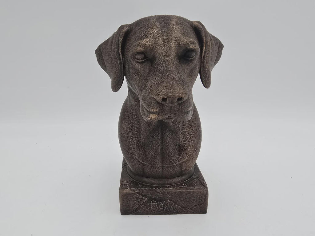 Bust of a dalmatian dog statue - home decor dog lover handpainted ornament