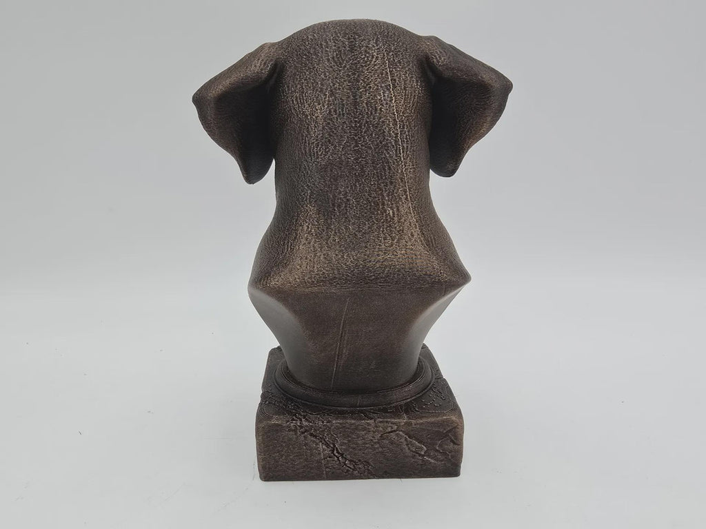 Bust of a dalmatian dog statue - home decor dog lover handpainted ornament