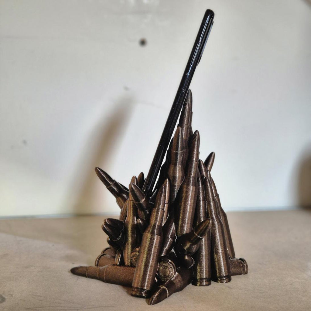 Bullet Phone Holder: Bold & Unique Mobile Stand