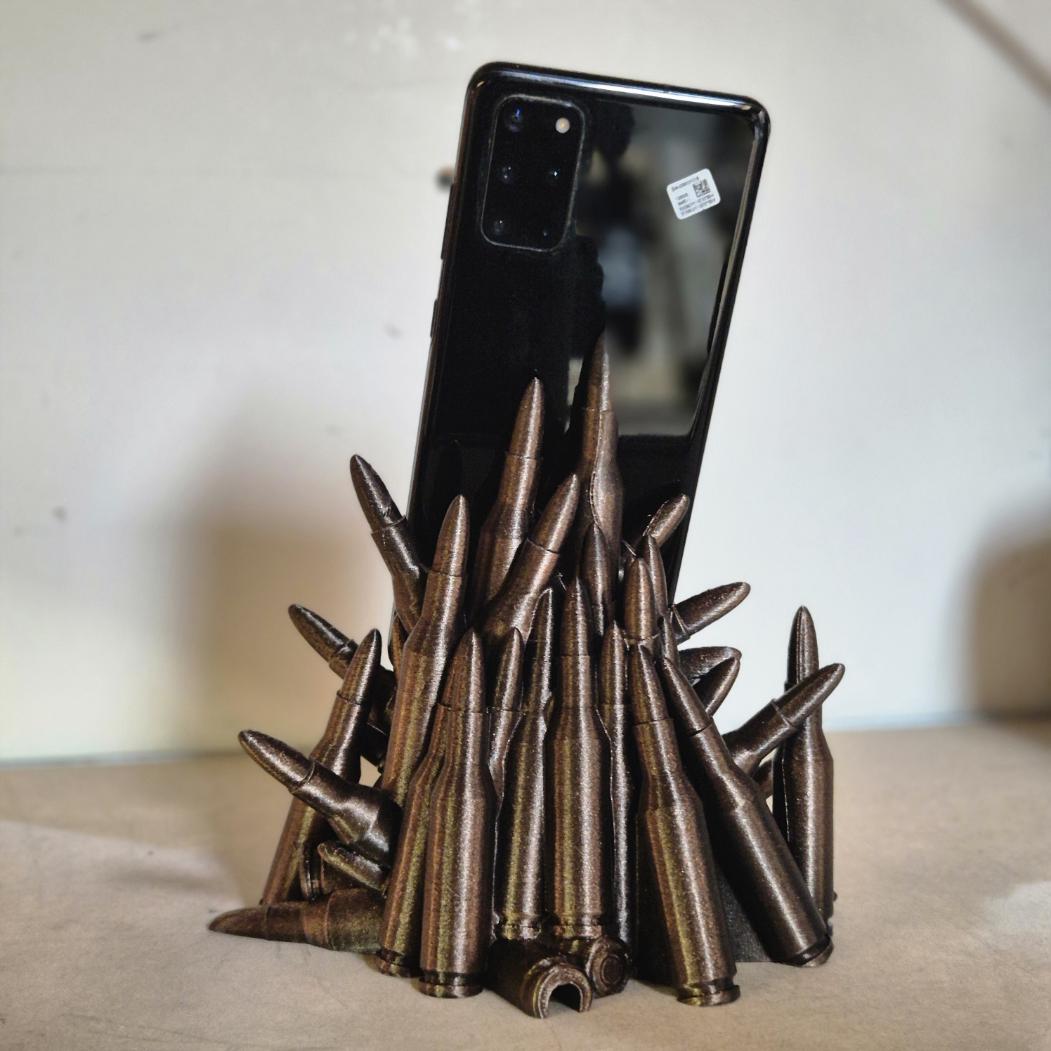 Bullet Phone Holder: Bold & Unique Mobile Stand