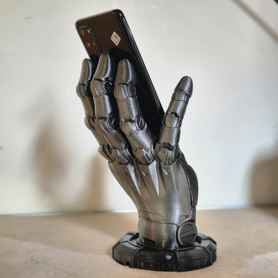 Robot Hand Phone Holder: Futuristic & Functional Mobile Stand