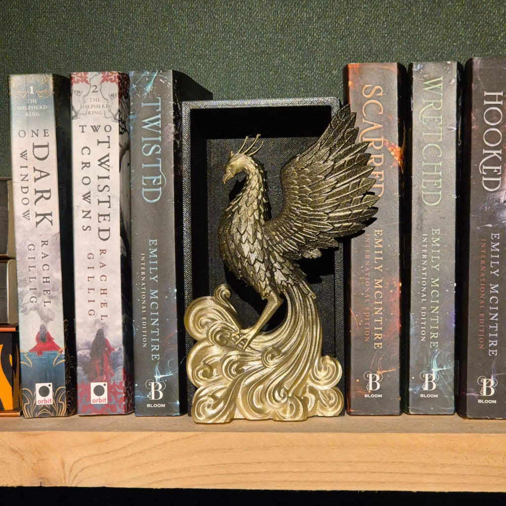 Phoenix -- Magical inspired book nook Potterhead fan