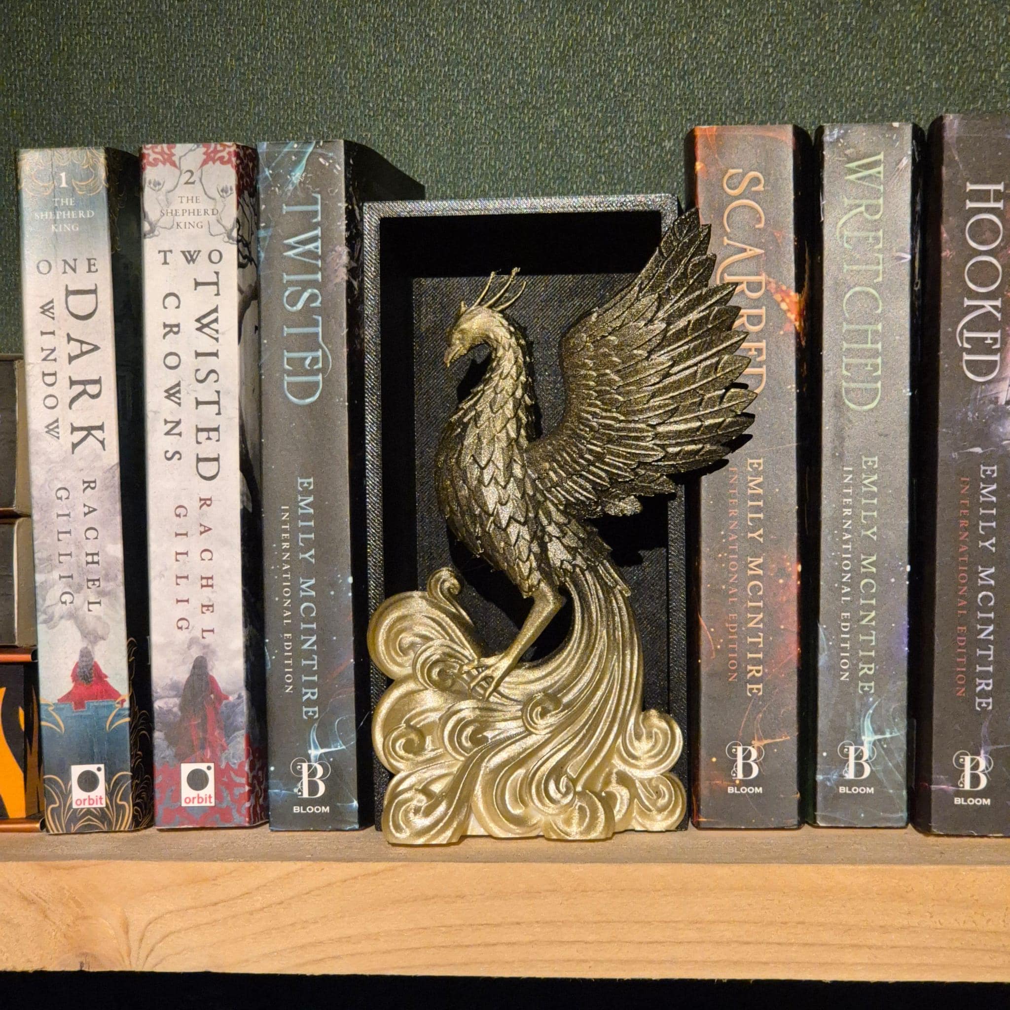 Phoenix -- Magical inspired book nook Potterhead fan