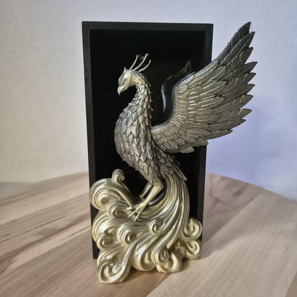 Phoenix -- Magical inspired book nook Potterhead fan