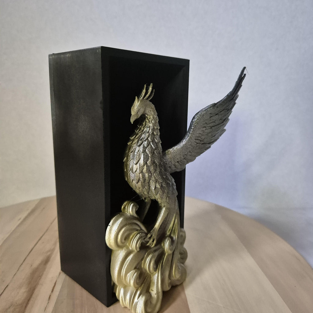 Phoenix -- Magical inspired book nook Potterhead fan
