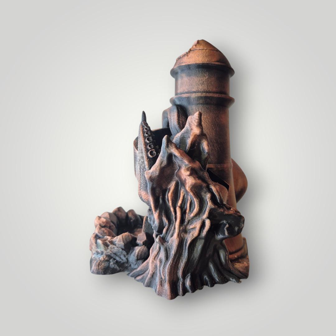 Octopus on tower Dice Tower - Dungeons & Dragons Accessory DnD game