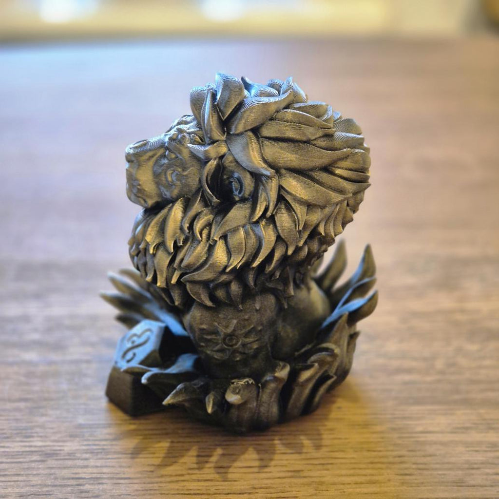 Elegant Leo Zodiac Figurine - Handcrafted Astrology Art - birthday milestone gift