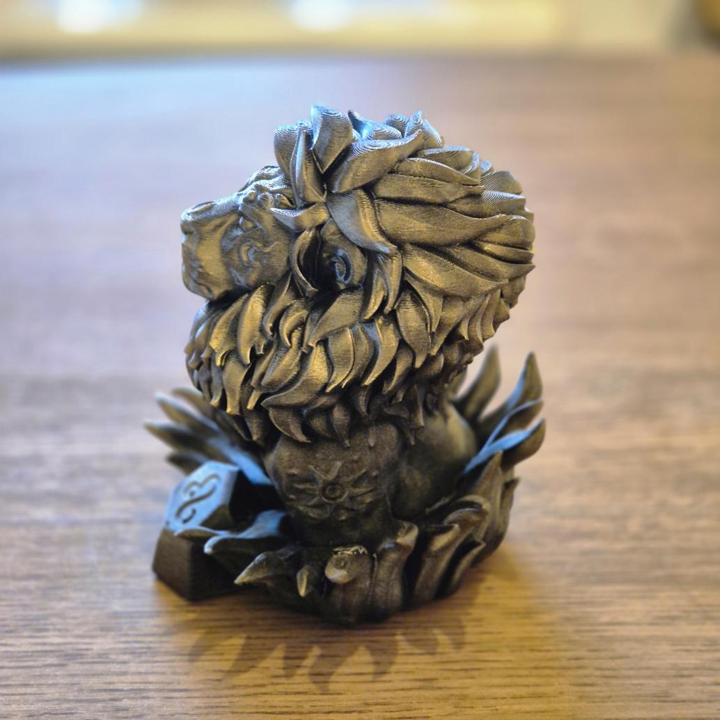 Elegant Leo Zodiac Figurine - Handcrafted Astrology Art - birthday milestone gift