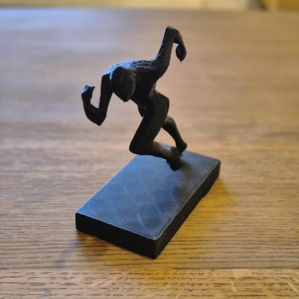 Unique Abstract Figurine - Athletics gift bookshelf home desk decor
