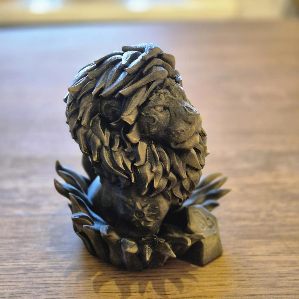 Elegant Leo Zodiac Figurine - Handcrafted Astrology Art - birthday milestone gift