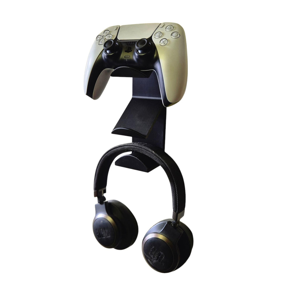 Universal double Wall Mount Controller and Headset Mount, Xbox Series X/S, One controller, PS5 controller, Nintendo switch controller