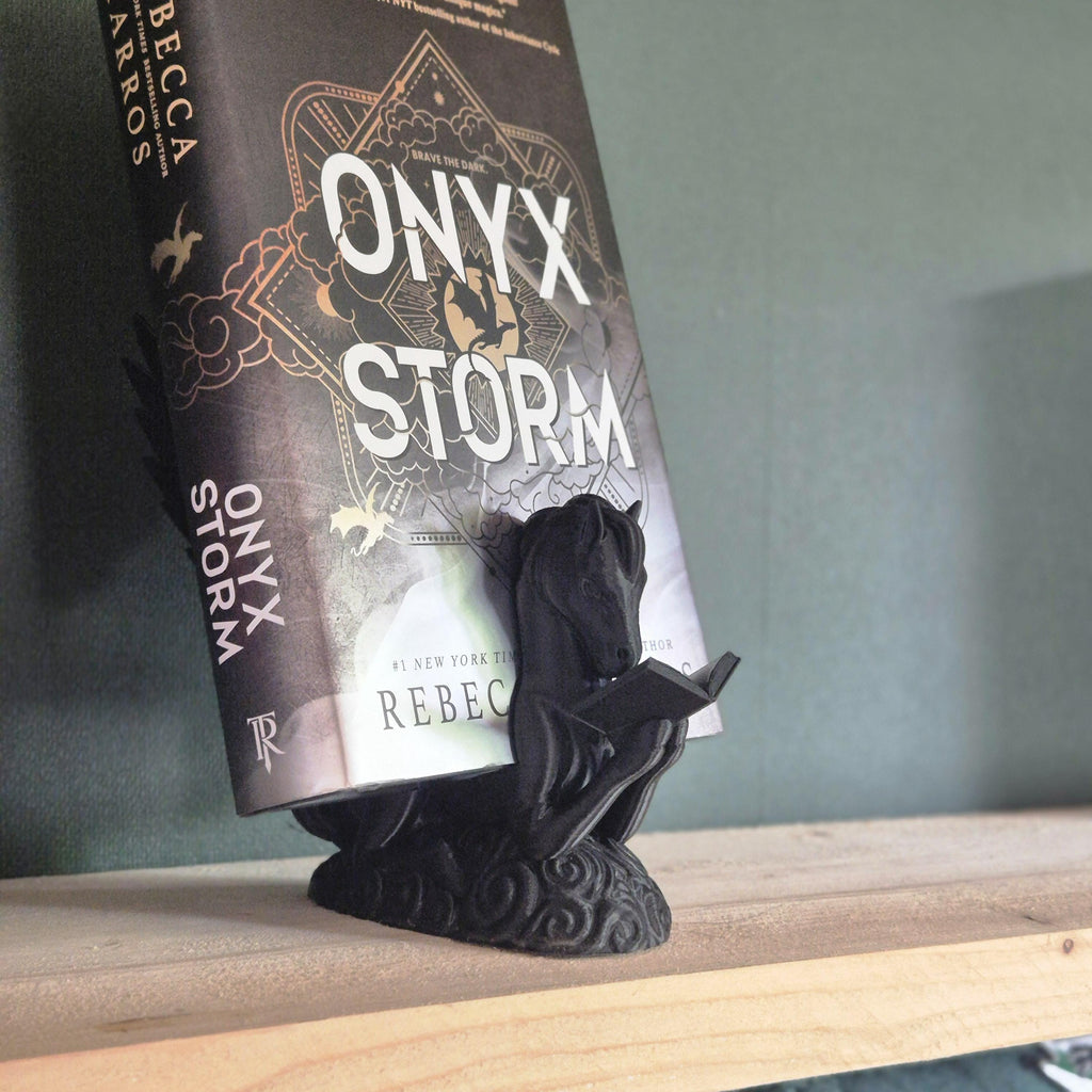 Tablet / Book holder pegasus - fantasy bookshelf decor lover gift