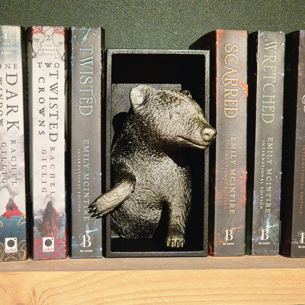 Badger Emerging -- book nook