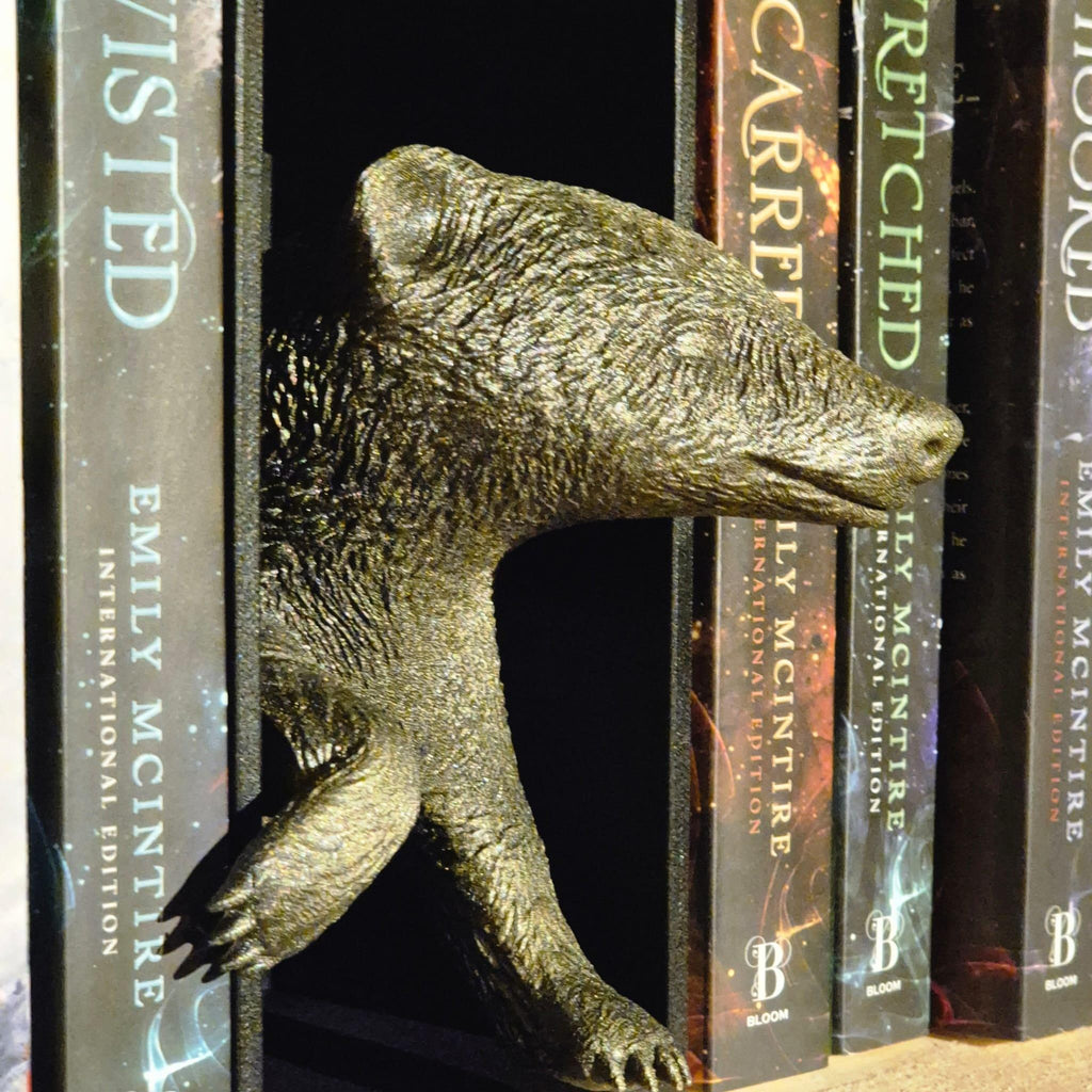 Badger Emerging -- book nook