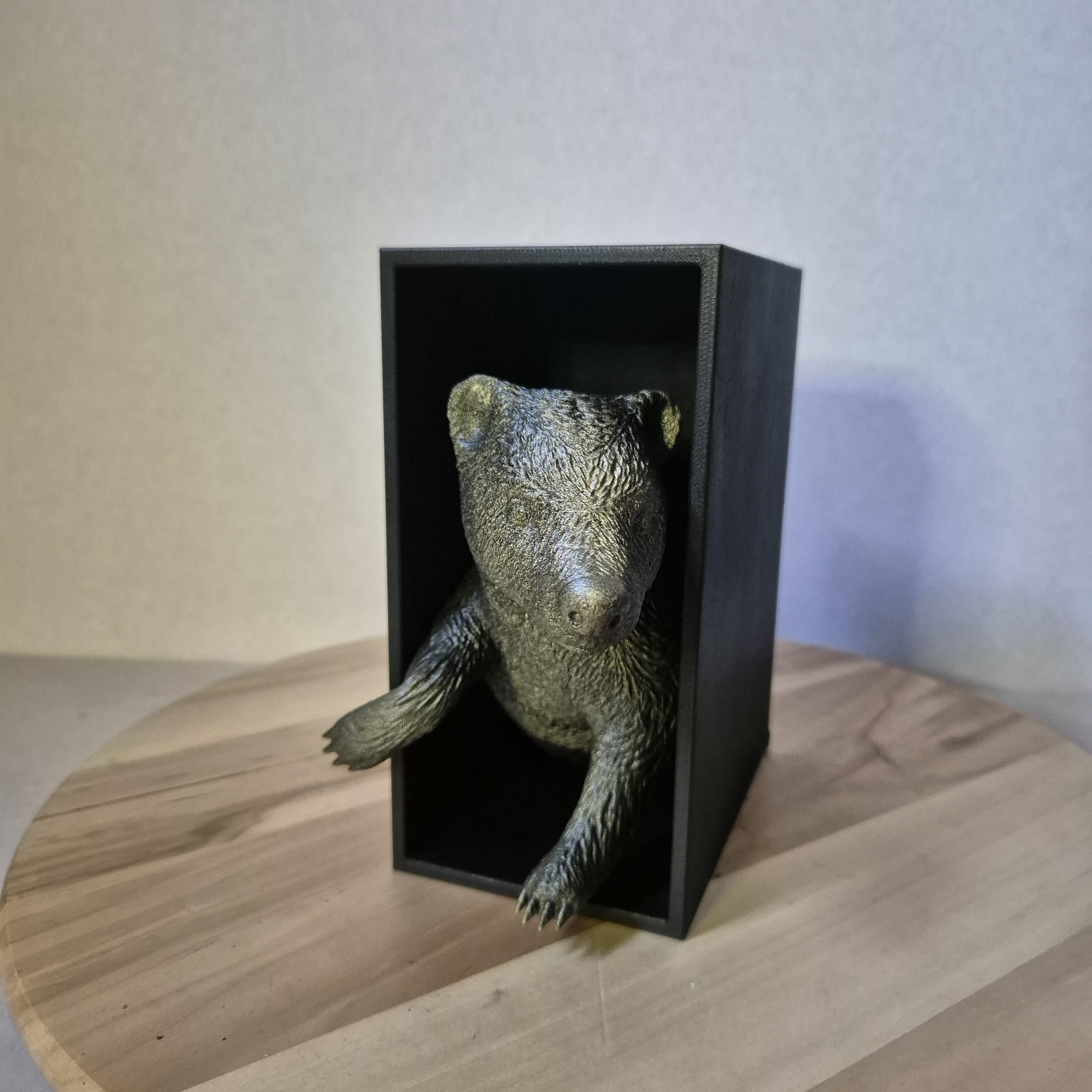 Badger Emerging -- book nook