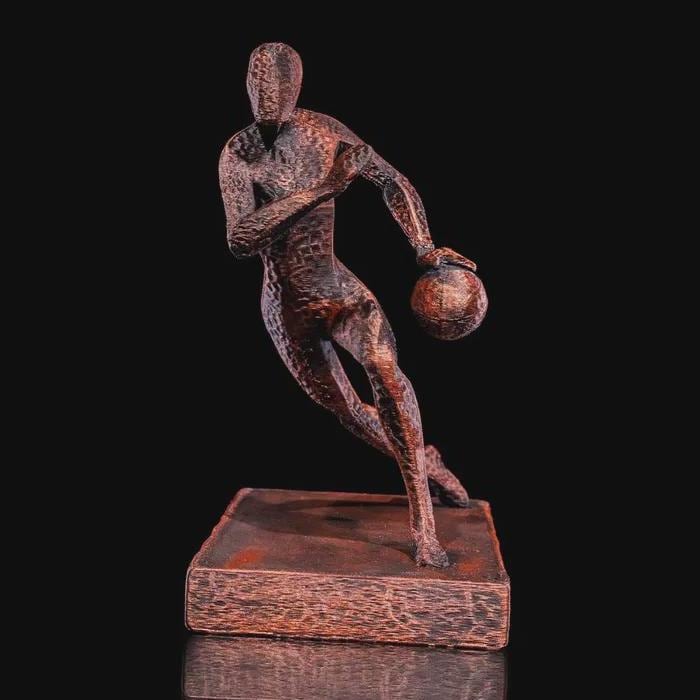 Einzigartige abstrakte Figur – Basketballspieler Geschenk Bücherregal Home Desk Dekor