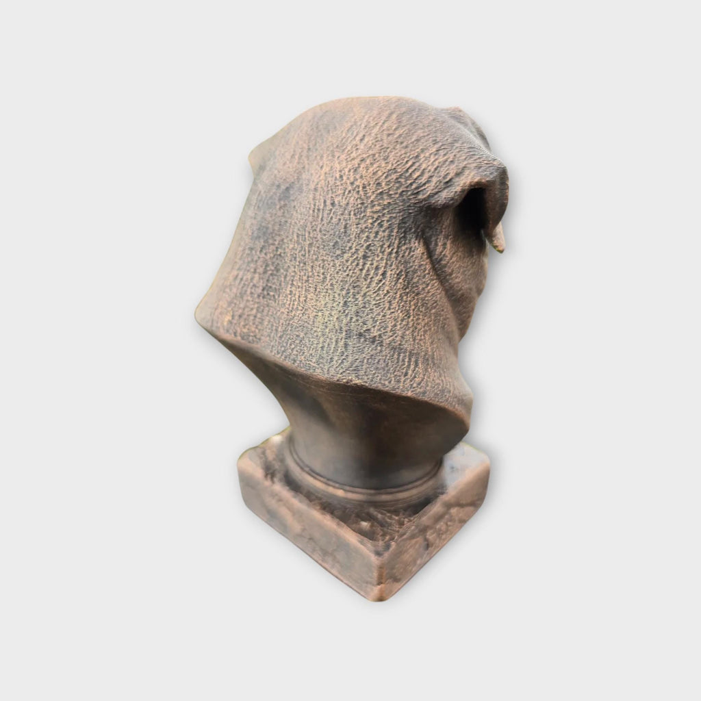 Büste einer Alabai-Büste, zentralasiatische Schäferhundstatue – handbemalt, Wohndekor, Hundeliebhaber, Geschenk für ihn oder sie, Ornament