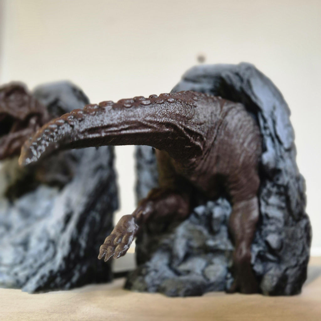 T-Rex Buchstützen Bücherregal Dekor