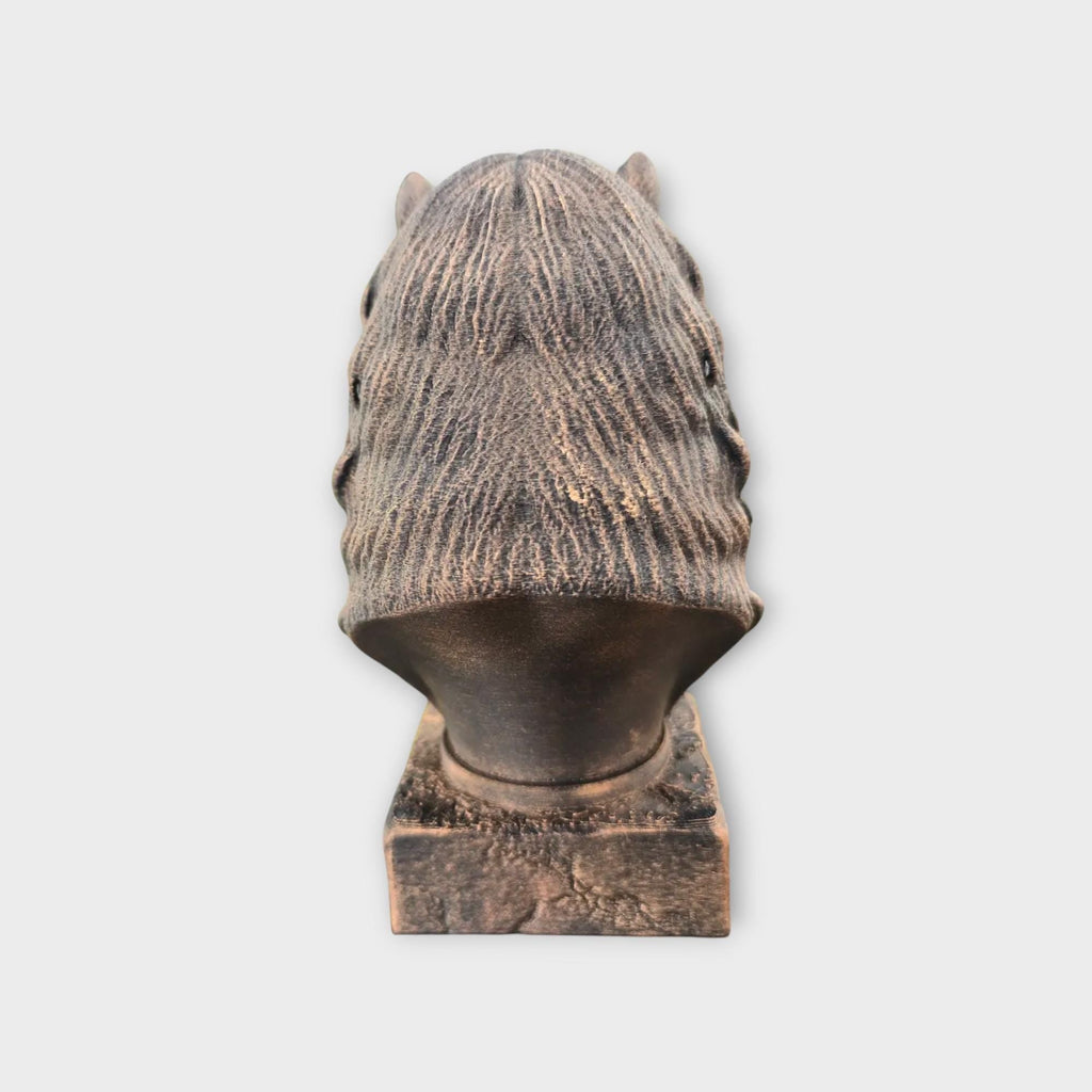 Büste einer Shetlandpony-Statue – Geschenk für Wohndekor-Liebhaber, handbemaltes Ornament
