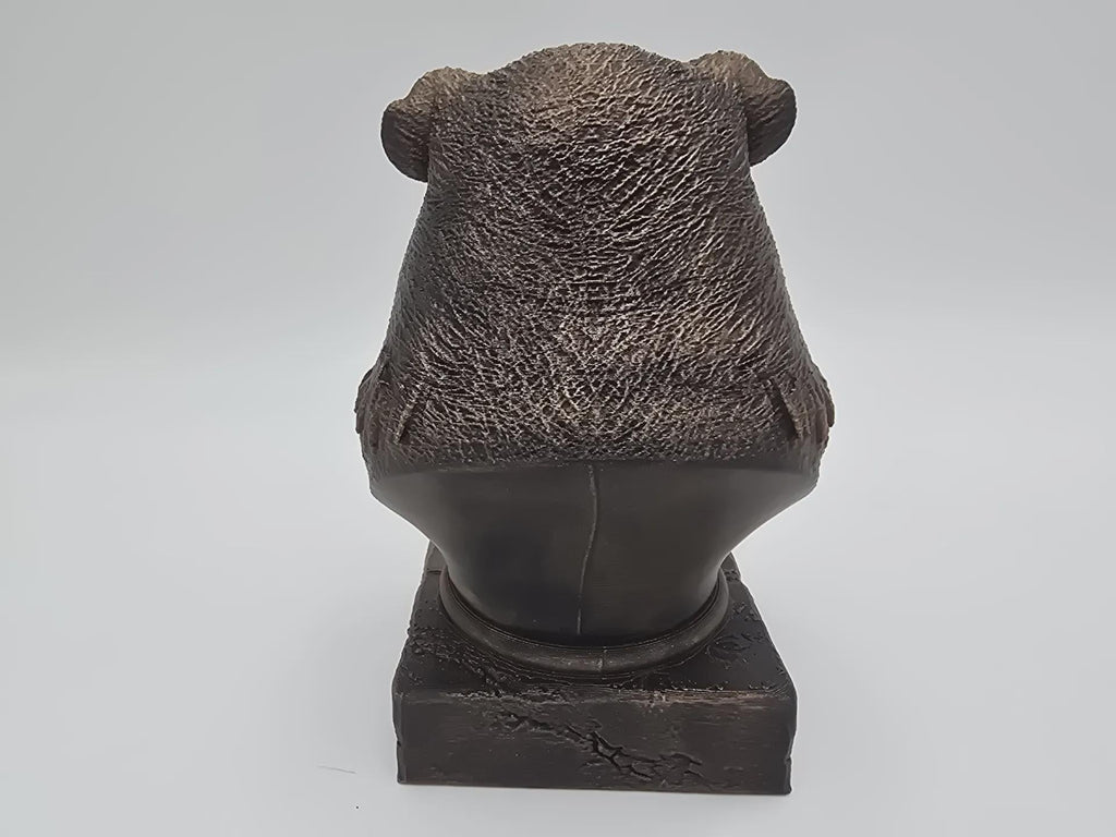 Büste einer Meerschweinchenstatue - Wohndekor-Liebhaber, Geschenk für ihn oder sie, handbemaltes Ornament