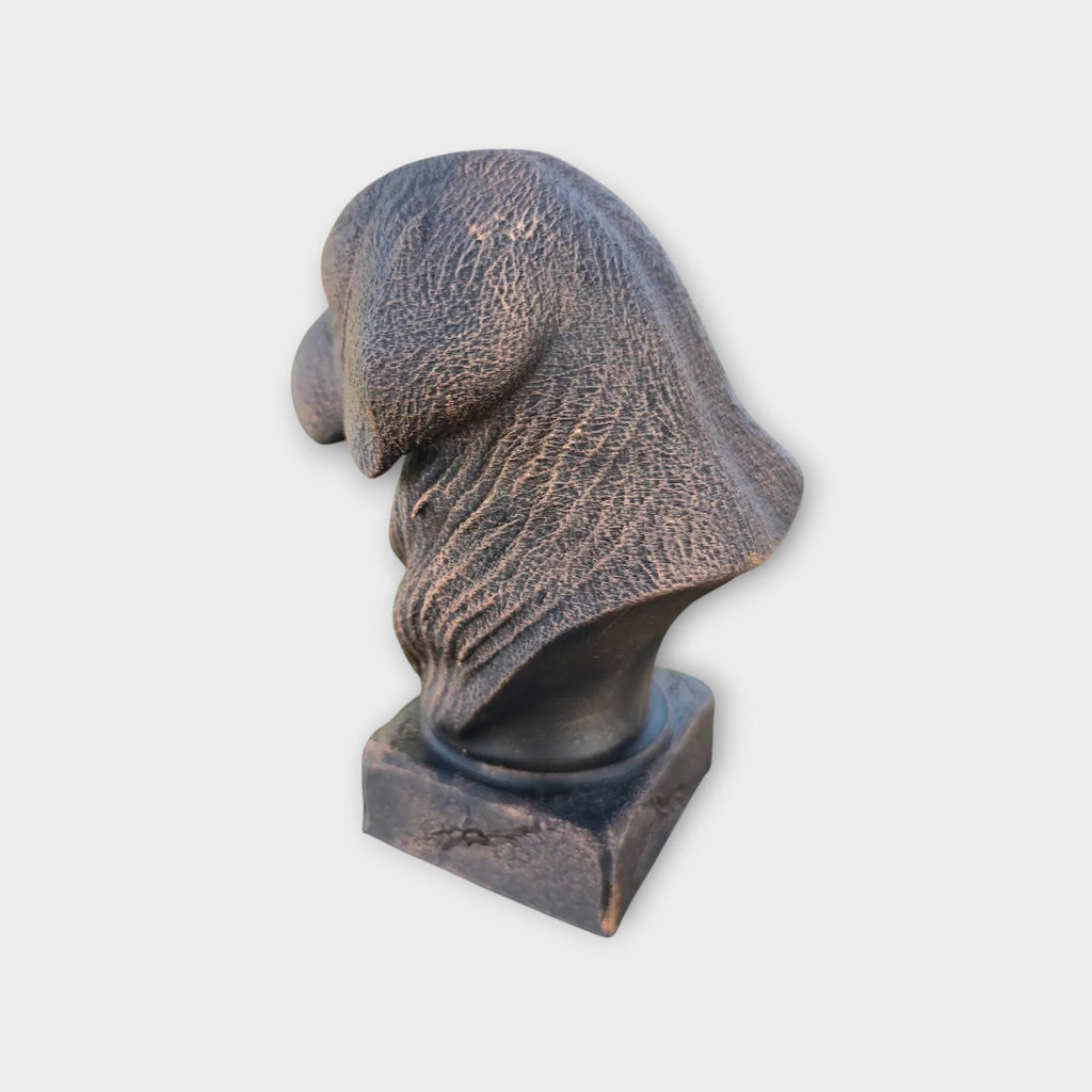 Büste einer Tibeta Spaniel Statue - Wohndeko Hundeliebhaber Geschenk für ihn oder sie handbemaltes Ornament
