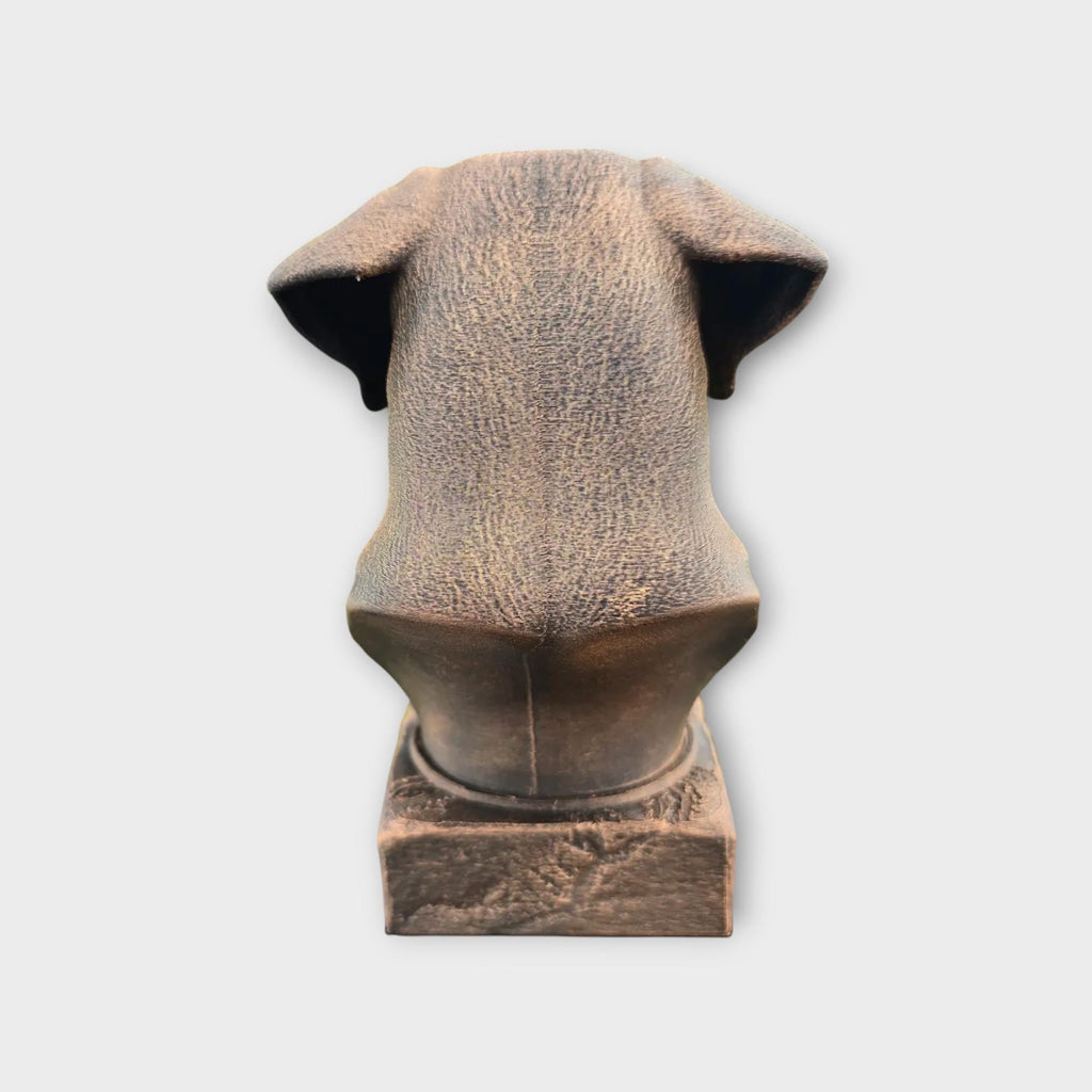 Rhodesian Ridgeback bust statue - home decor dog lover gift for him or her, hand-painted ornament