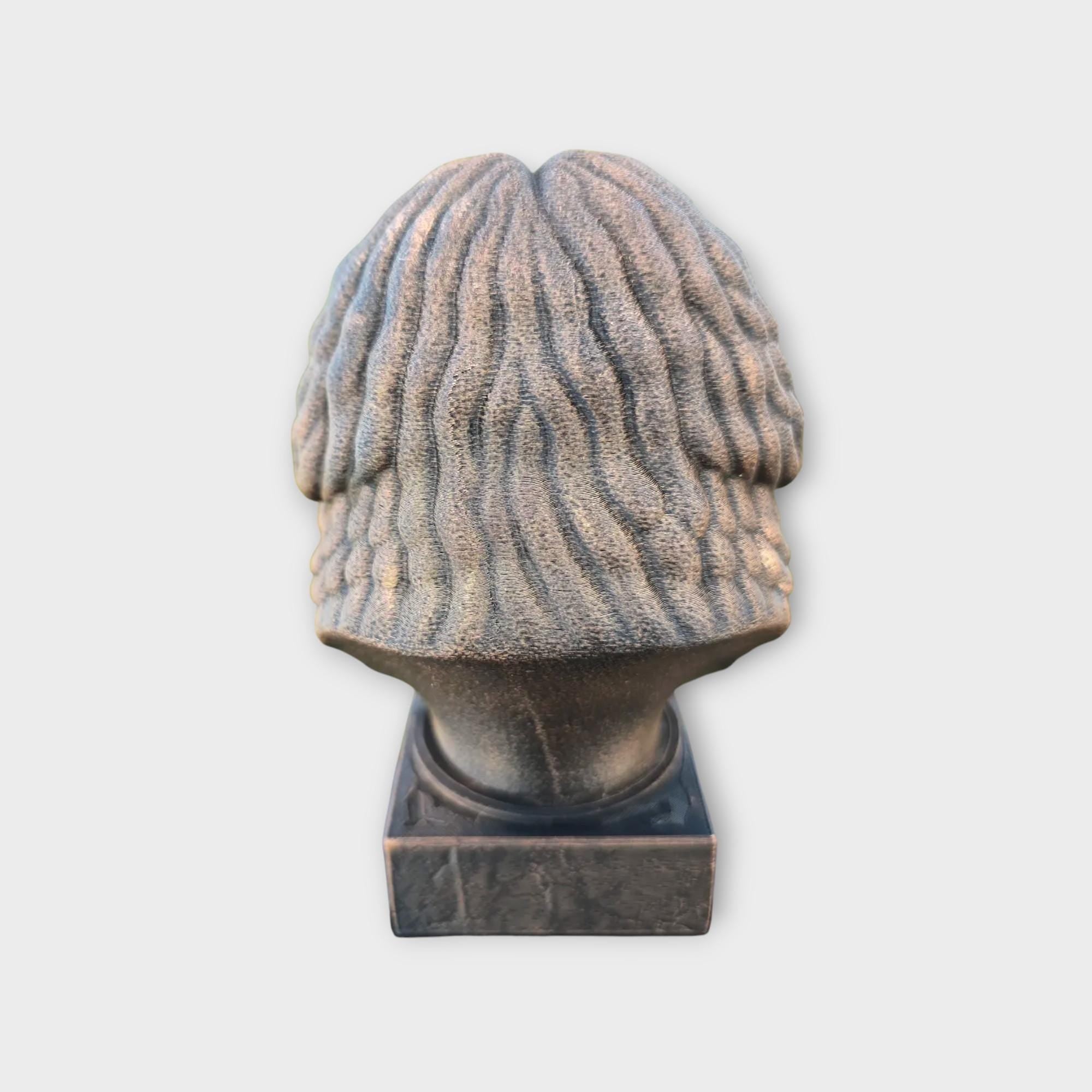 Büste einer Puli-Statue – Wohndeko, Hundeliebhaber, Geschenk für ihn oder sie, handbemaltes Ornament