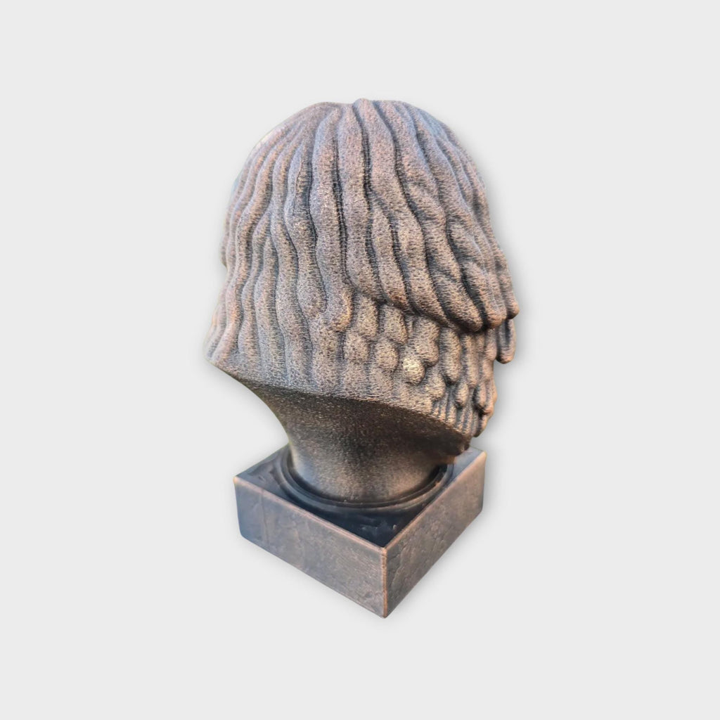 Büste einer Puli-Statue – Wohndeko, Hundeliebhaber, Geschenk für ihn oder sie, handbemaltes Ornament