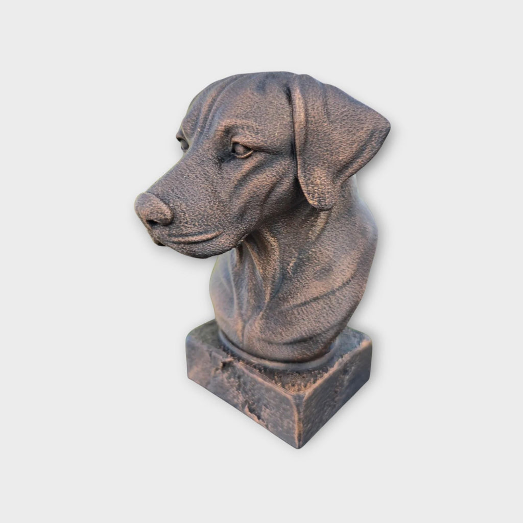Büste einer Deutsch Kurzhaar-Statue - Wohndeko Hundeliebhaber Geschenk für ihn/sie handbemaltes Ornament