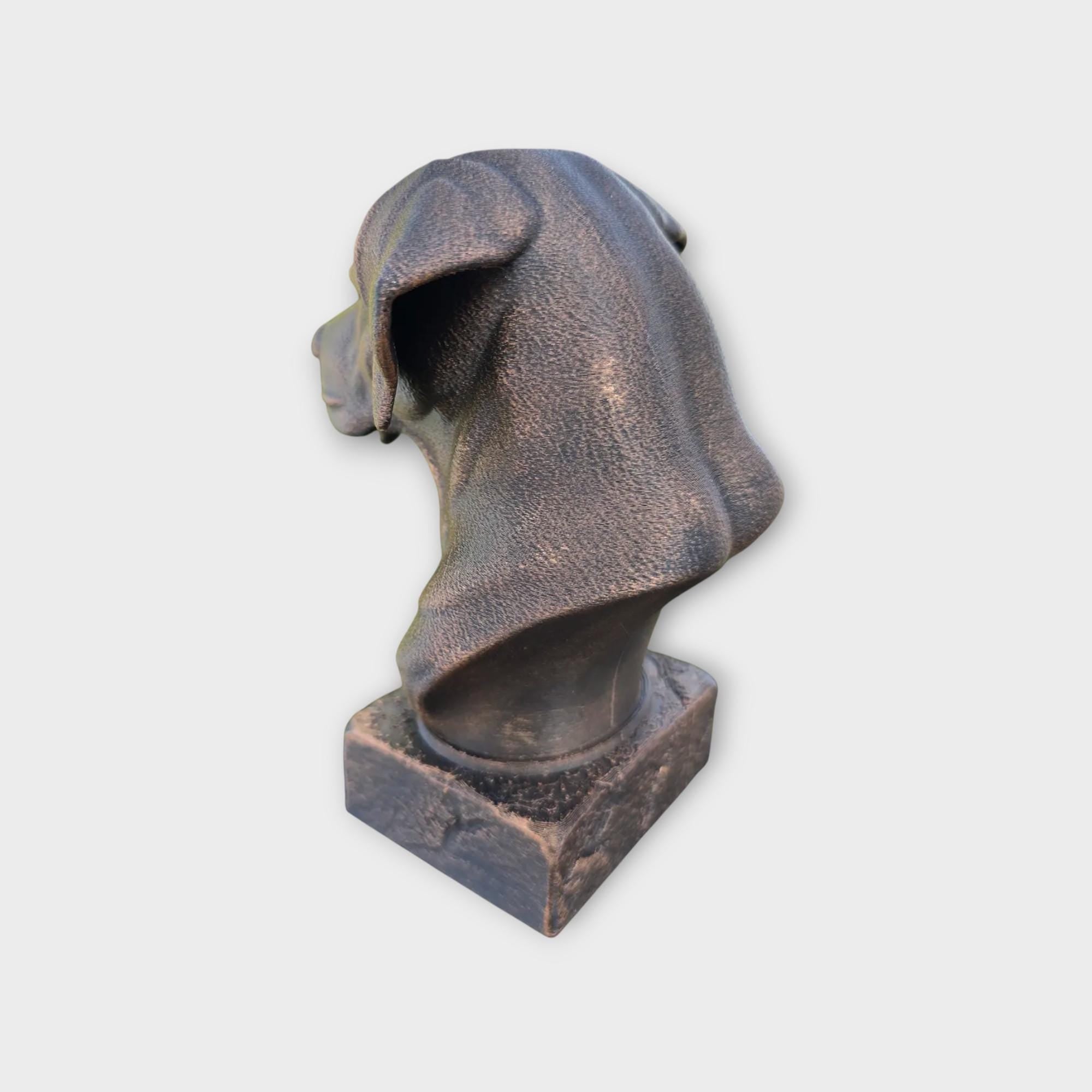 Büste einer Deutsch Kurzhaar-Statue - Wohndeko Hundeliebhaber Geschenk für ihn/sie handbemaltes Ornament