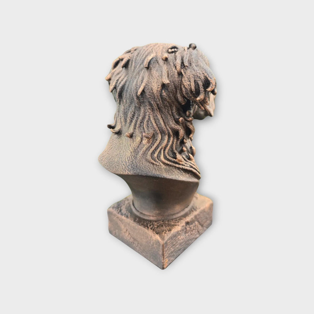 Büste einer Lurcher-Statue – Wohndeko, Hundeliebhaber, Geschenk für ihn oder sie, handbemaltes Ornament