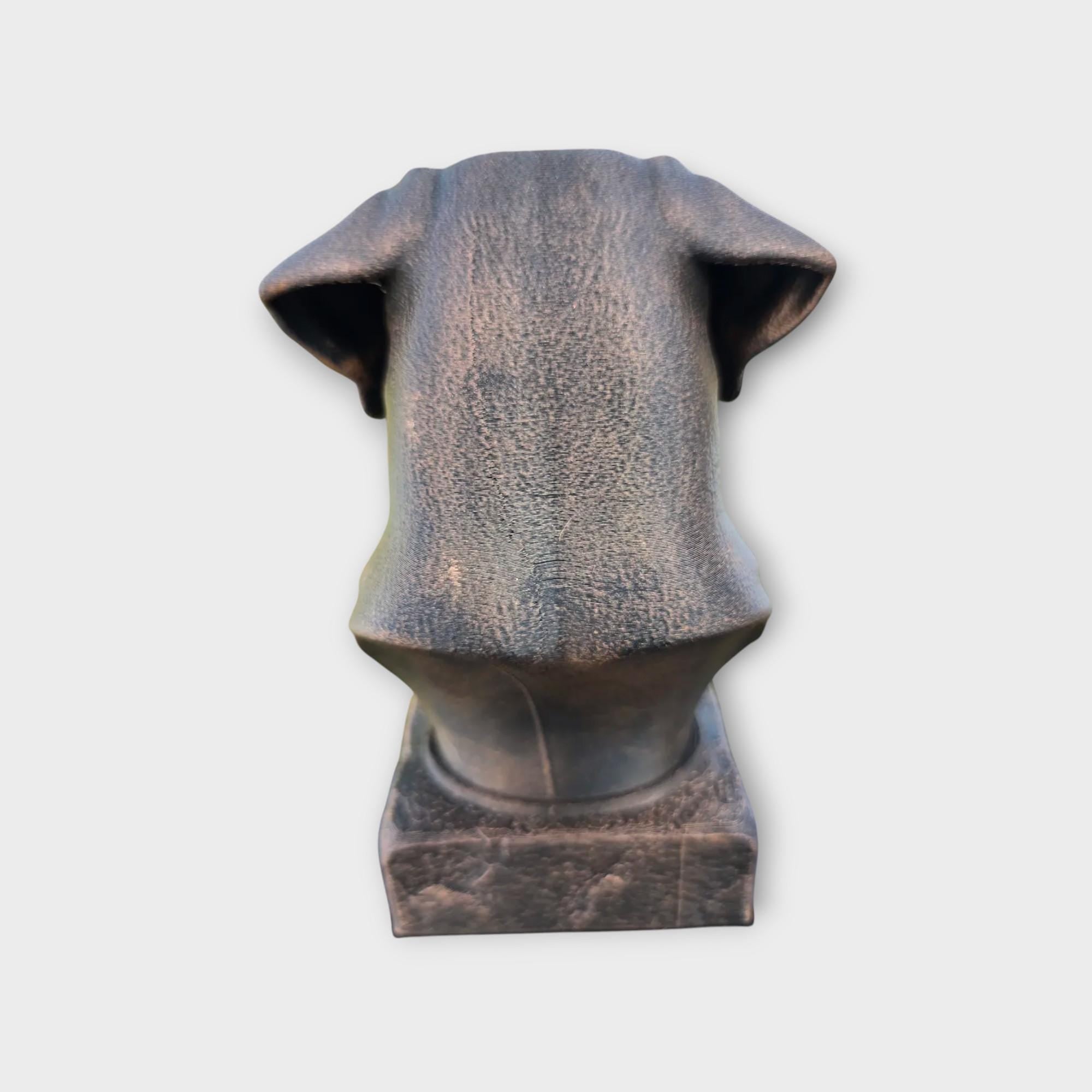 Büste einer Deutsch Kurzhaar-Statue - Wohndeko Hundeliebhaber Geschenk für ihn/sie handbemaltes Ornament