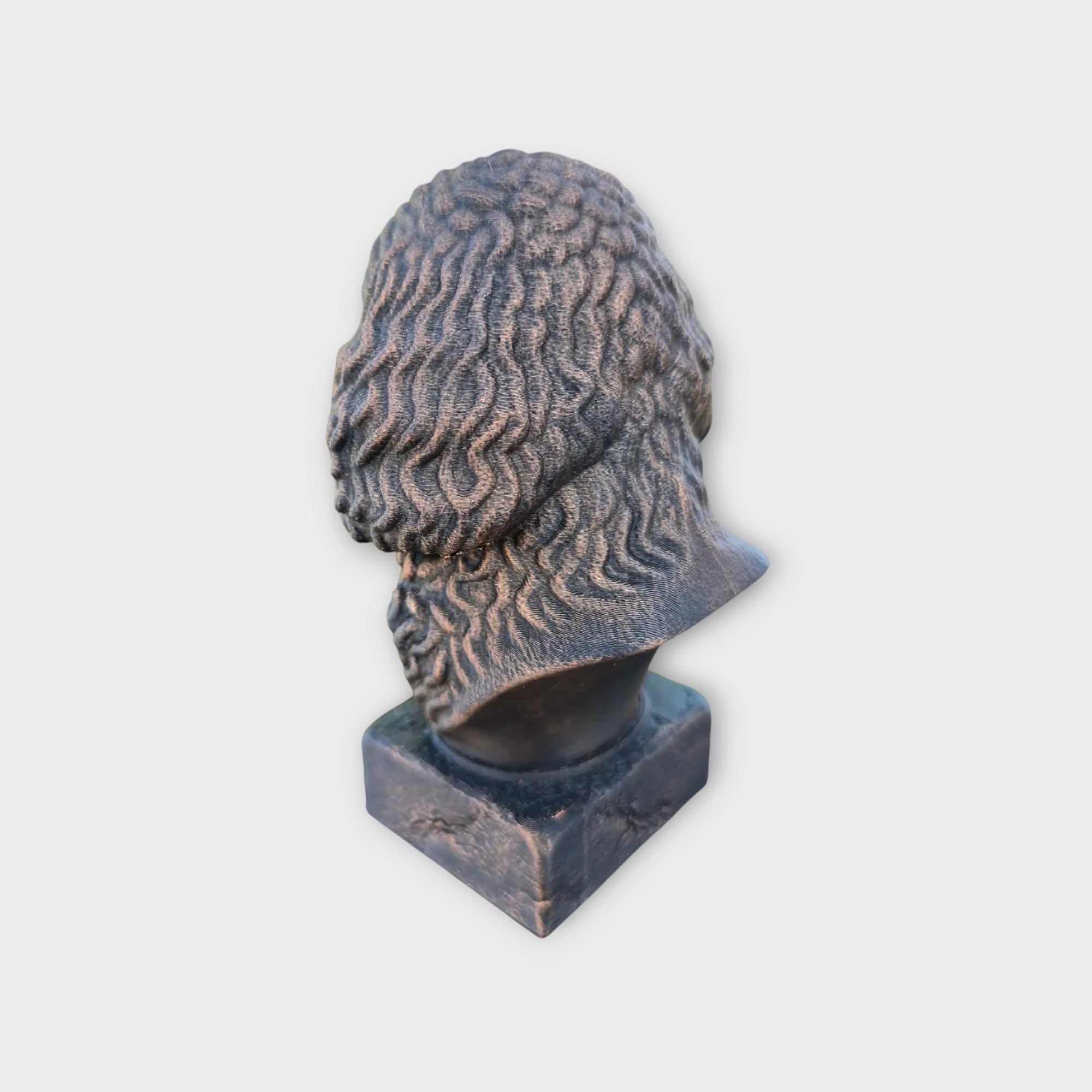 Büste einer Cockapoo-Hundestatue – Wohndeko, Hundeliebhaber, Geschenk für ihn oder sie, handbemaltes Ornament
