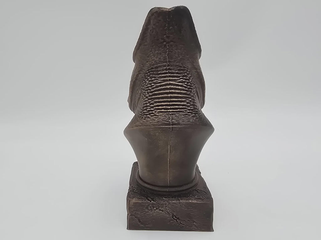 Büste einer Chamäleonstatue - Wohndekor-Liebhaber, Geschenk für ihn oder sie, handbemaltes Ornament