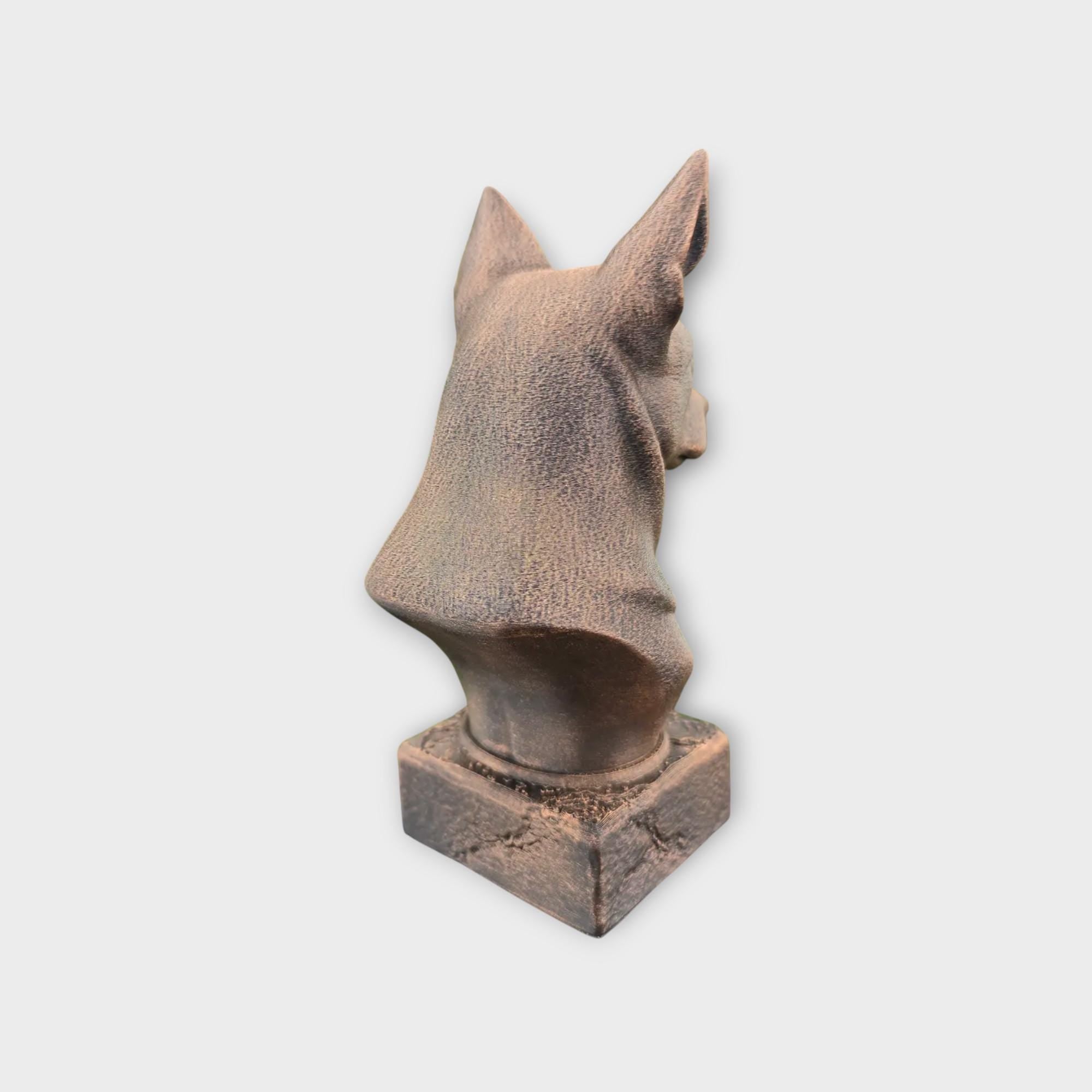 Büste einer Australian Kelpie Büste Hundestatue - Wohndeko Hundeliebhaber Geschenk für ihn ihr handbemaltes Ornament
