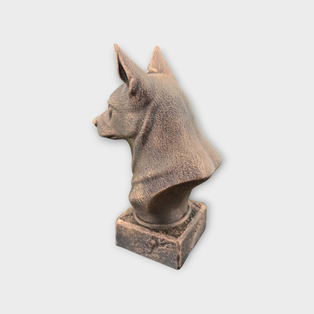 Büste einer Australian Kelpie Büste Hundestatue - Wohndeko Hundeliebhaber Geschenk für ihn ihr handbemaltes Ornament