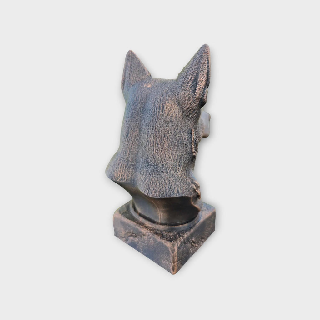 Büste einer australischen Rinderbüste, Hundestatue – Wohndeko, Hundeliebhaber, Geschenk für ihn oder sie, handbemaltes Ornament