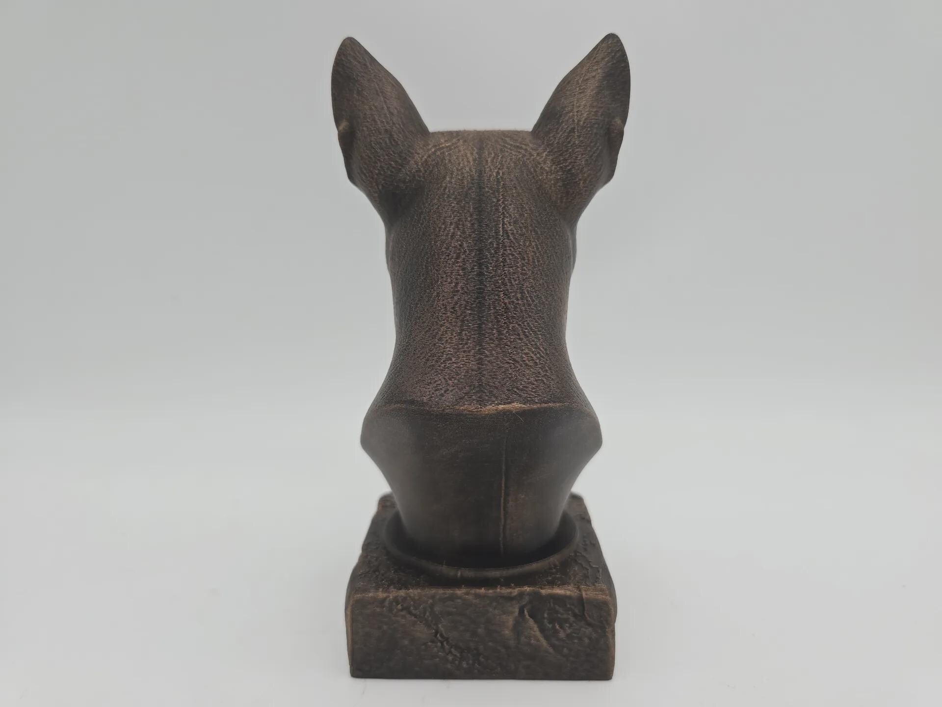 Büste einer Xolo-Hundestatue - Wohndeko Hundeliebhaber Geschenk für ihn oder sie handbemaltes Ornament