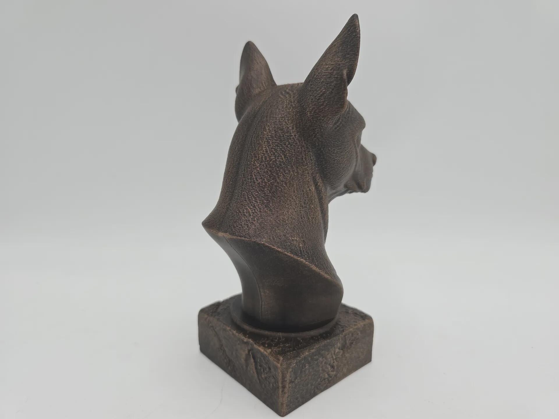 Büste einer Xolo-Hundestatue - Wohndeko Hundeliebhaber Geschenk für ihn oder sie handbemaltes Ornament