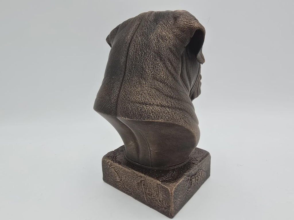 Büste einer neapolitanischen Mastiff-Büste, Hundestatue – Wohndeko, Hundeliebhaber, handbemaltes Ornament