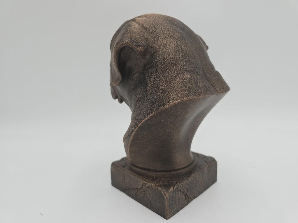 Büste einer englischen Mastiff-Hundestatue - Wohndeko Hundeliebhaber handbemalt Ornament