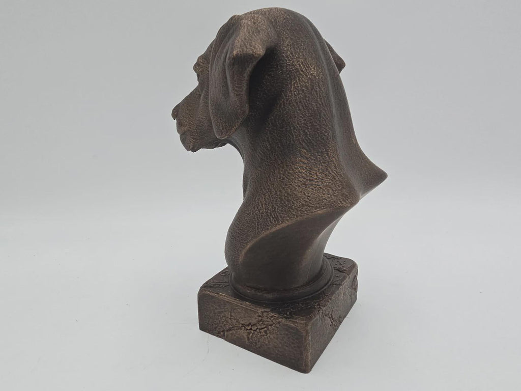 Büste einer Dalmatiner-Hundestatue - Wohndeko Hundeliebhaber handbemalt Ornament