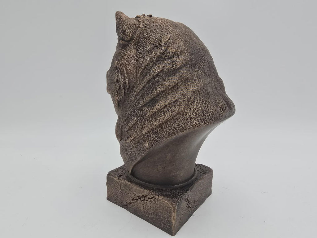 Büste einer Chow-Chow-Hundestatue - Wohndeko Hundeliebhaber handbemalt Ornament
