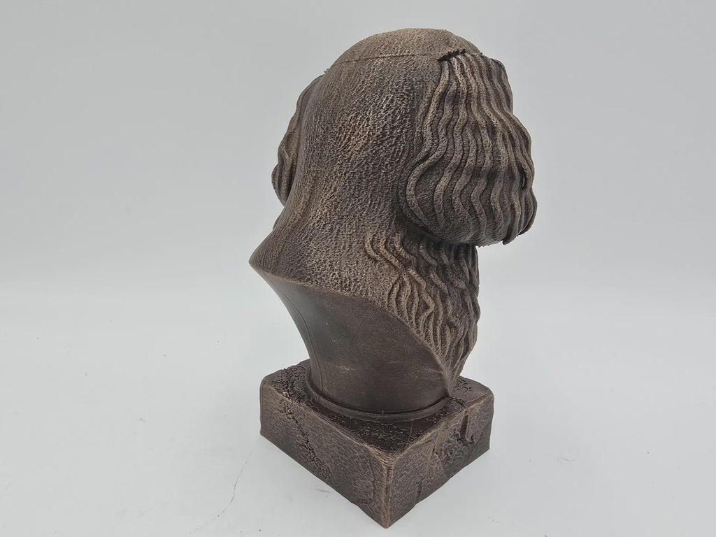Büste einer Cavapoo-Hundestatue - Wohndeko Hundeliebhaber handbemalt Ornament