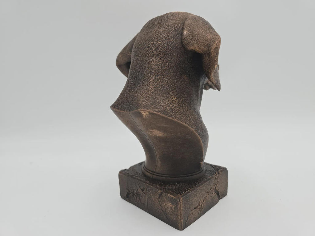 Büste einer Beagle-Hundestatue - Wohndeko Hundeliebhaber handbemaltes Ornament