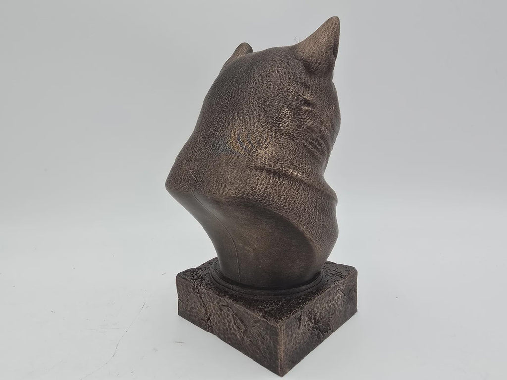 Büste einer Akita-Hundestatue - Wohndeko Hundeliebhaber handbemaltes Ornament