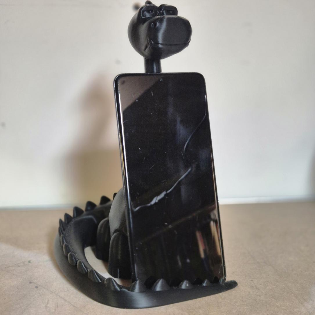 Dinosaurier-Telefonhalter: Brüllen Sie mit Stil in die prähistorische Ära