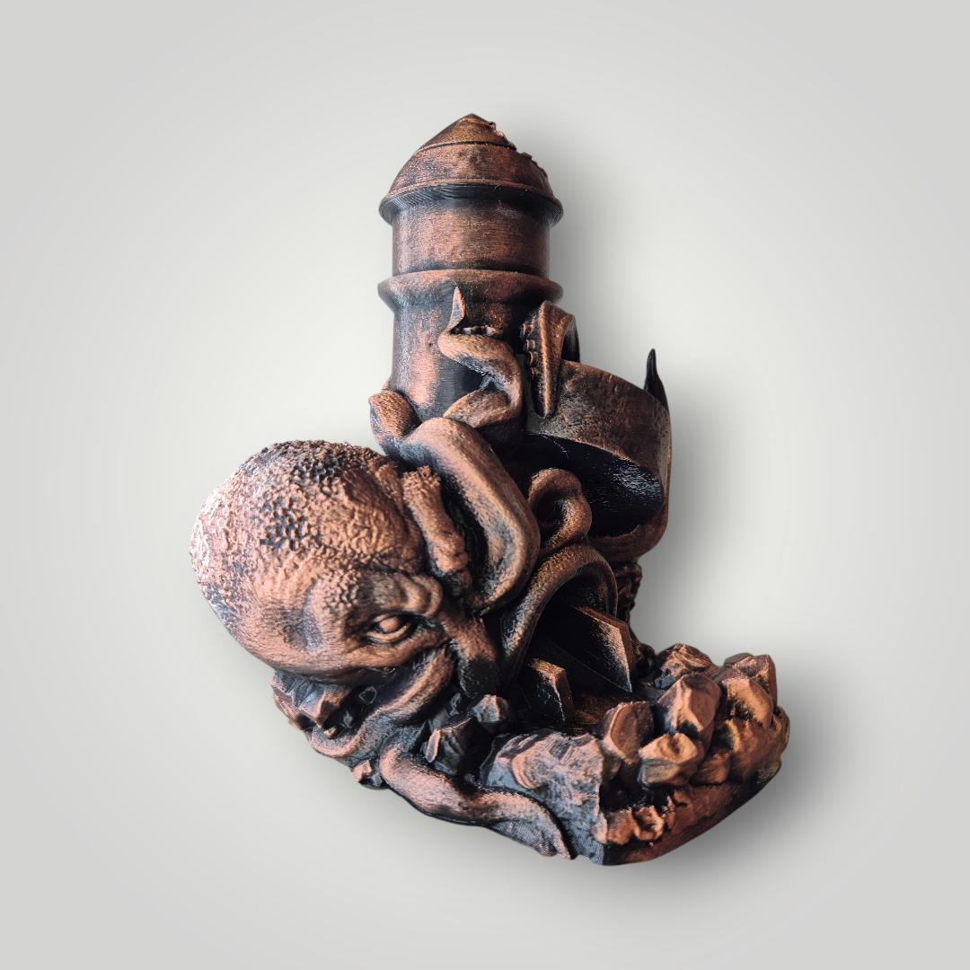 Oktopus auf Turm Würfelturm - Dungeons &amp; Dragons Zubehör DnD Spiel